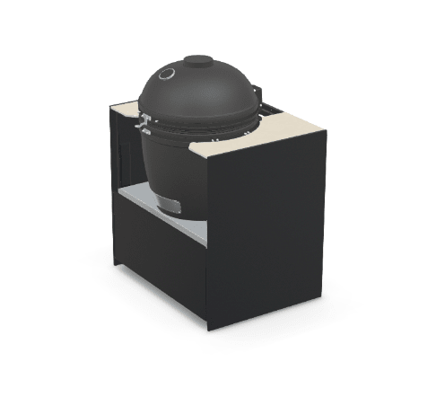 Fontana Ignes Kamado Cabinet Premium 90 in White Boulevard