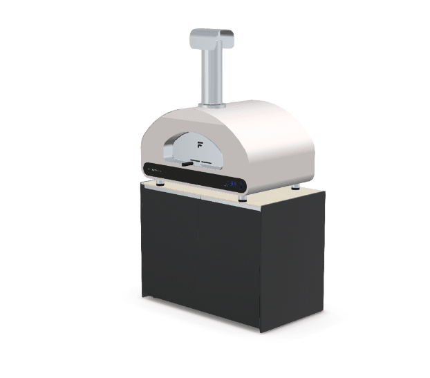 Fontana Ignes Pizza Oven Cabinet 120 in White Boulevard