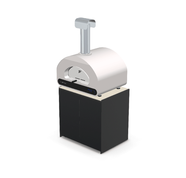 Fontana Ignes Pizza Oven Cabinet 90 in White Boulevard