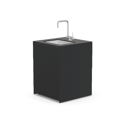 Fontana Ignes Sink 65 in Noir Avenue