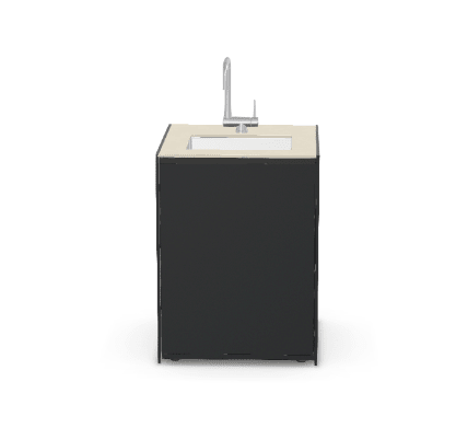 Fontana Ignes Sink 65 in Noir Avenue