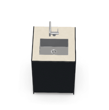 Fontana Ignes Sink 65 in White Boulevard