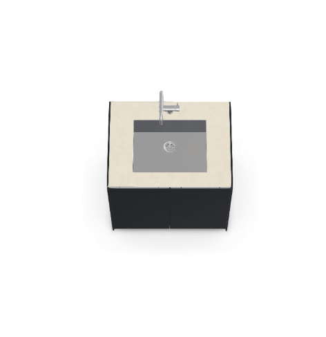 Fontana Ignes Sink 90 in White Boulevard