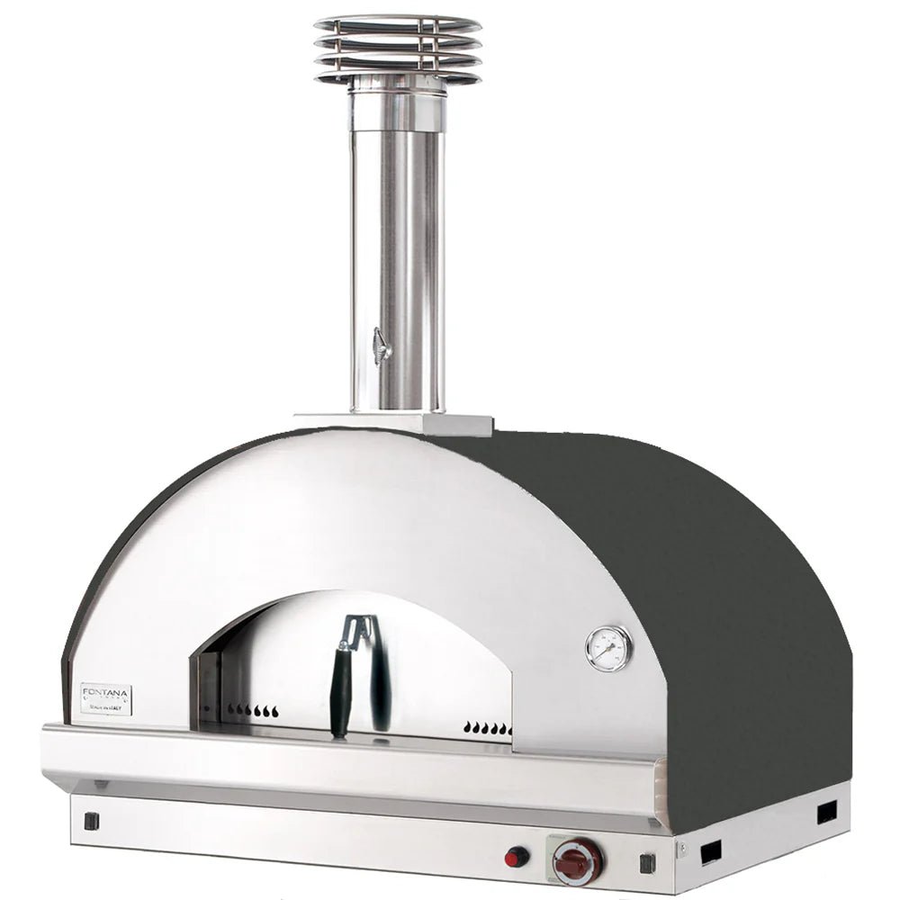 Fontana Mangiafuoco Dual Fuel Pizza Oven in Anthracite