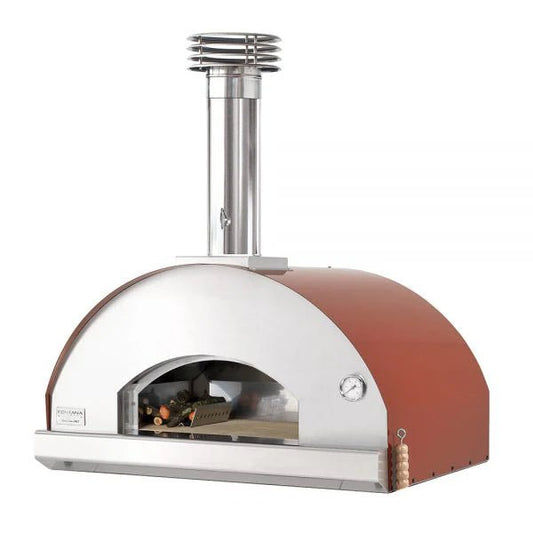 Fontana Mangiafuoco Dual Fuel Pizza Oven in Rosso