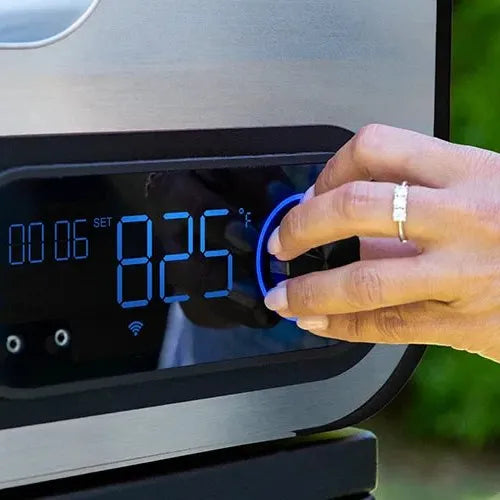 Fontana Volta 90 Dual Fuel in Grey/White Pizza Oven in White