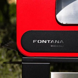 Fontana Volta 90 Dual Fuel in Rosso/Red Pizza Oven in Red