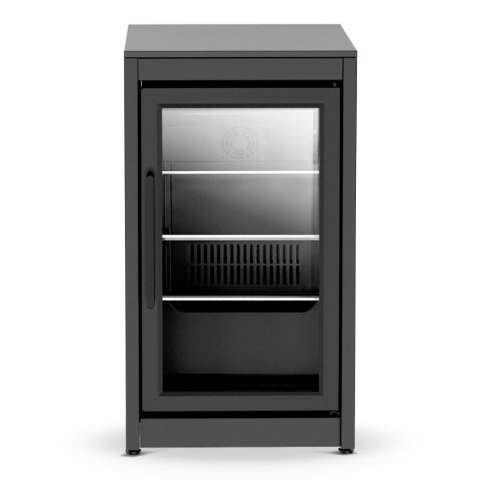 Cozze® Elements Fridge - pizza oven - Ice Cold Spice | Black Stainless Steel