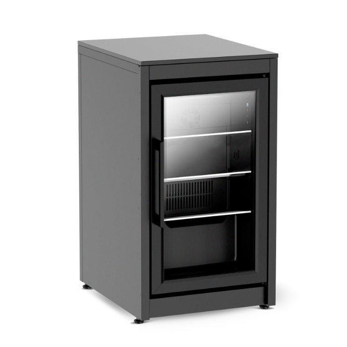 Cozze® Elements Fridge - pizza oven - Ice Cold Spice | Black Stainless Steel