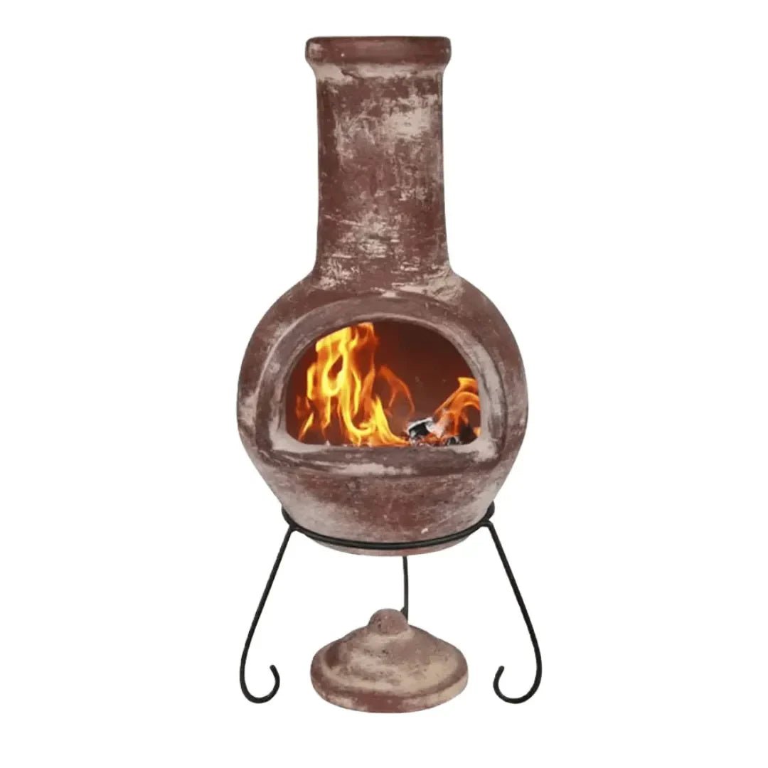 Gardeco Colima Terracotta Mexican Chimenea in Large