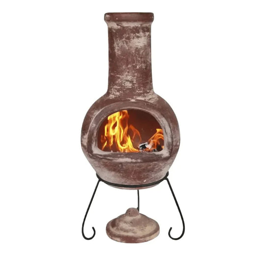 Gardeco Colima Terracotta Mexican Chimenea in Large
