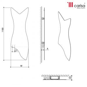 Carisa Glasgow Bespoke Fashion Designer Steel Radiator | CUSTOM MADE