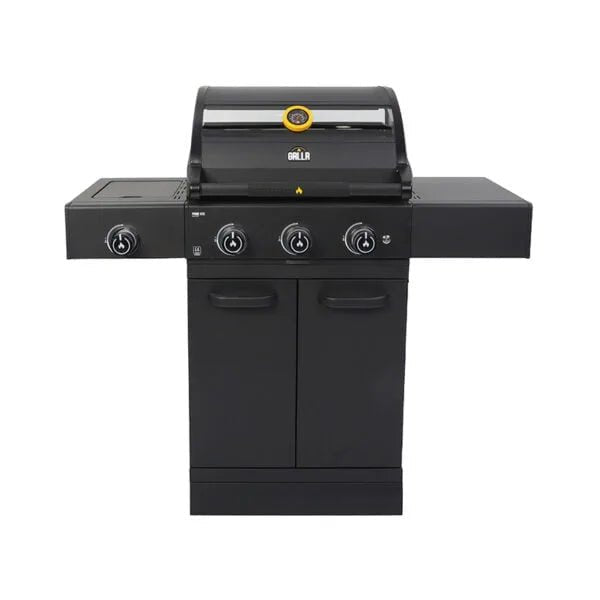 GRLLR Prime G3S 3 Burner Gas Barbecue with Side Burner in Anthracite