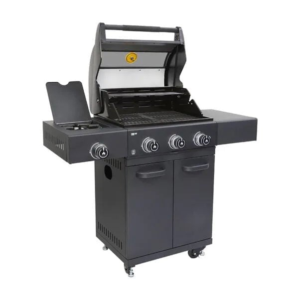 GRLLR Prime G3S 3 Burner Gas Barbecue with Side Burner in Anthracite