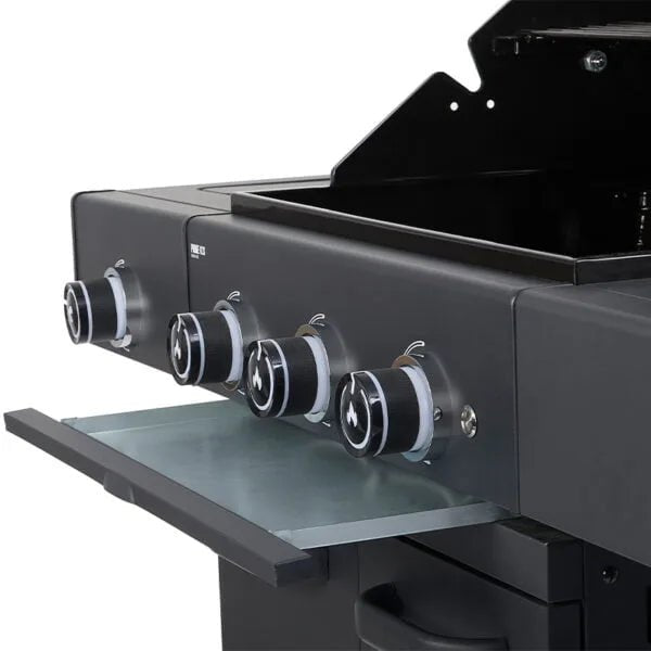 GRLLR Prime G3S 3 Burner Gas Barbecue with Side Burner in Anthracite