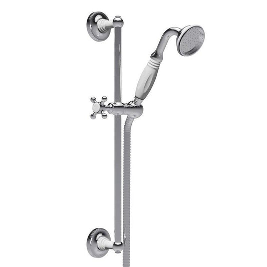 Hurlingham Handshower On Slider Rail - Ice Cold Spice | Chrome