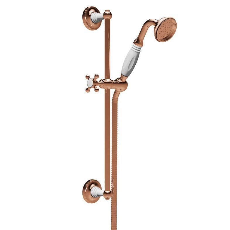 Hurlingham Handshower On Slider Rail - Ice Cold Spice | Copper