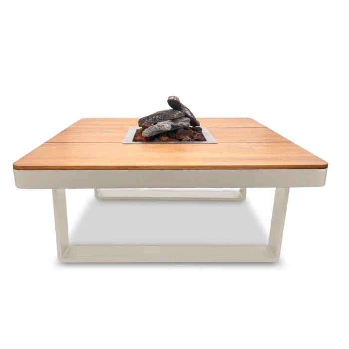 Happy Cocooning Horizon 95 Gas Fire Table in Oyster Beige