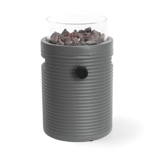 Happy Cocooning Lumi Groove Table Top Burner in Smokey Anthracite
