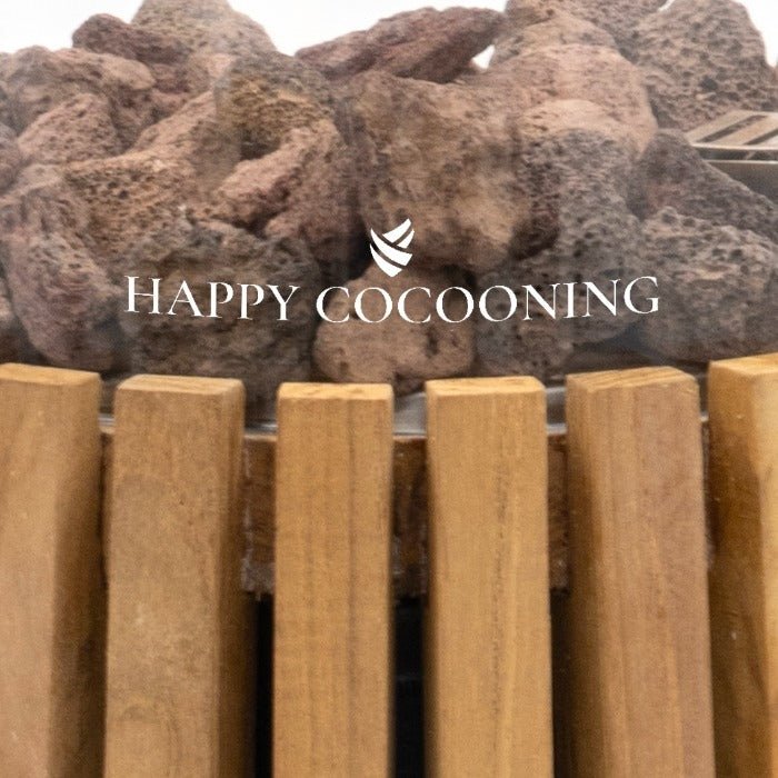 Happy Cocooning Lumi Lagune Table Top Burner in Teak