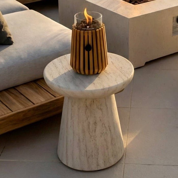 Happy Cocooning Lumi Lagune Table Top Burner in Teak