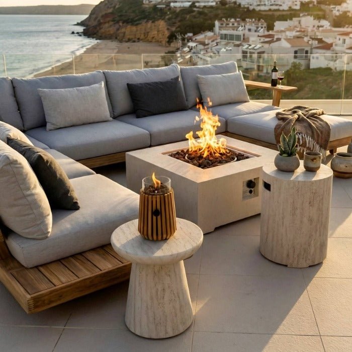Happy Cocooning Lumi Lagune Table Top Burner in Teak