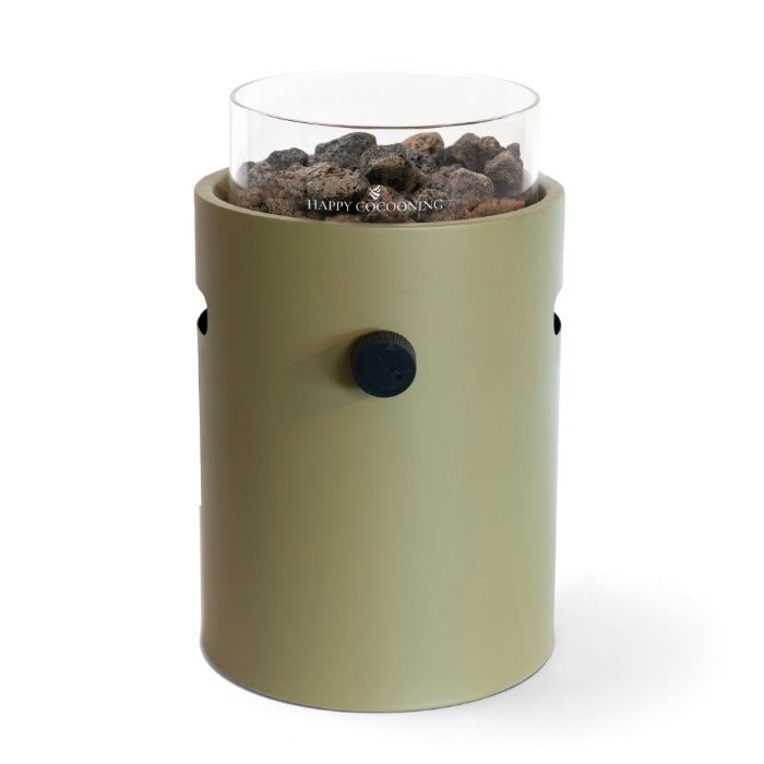 Happy Cocooning Lumi Steel Table Top Burner in Olive Green