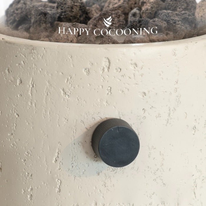 Happy Cocooning Lumi Stone Table Top Burner in Travertine