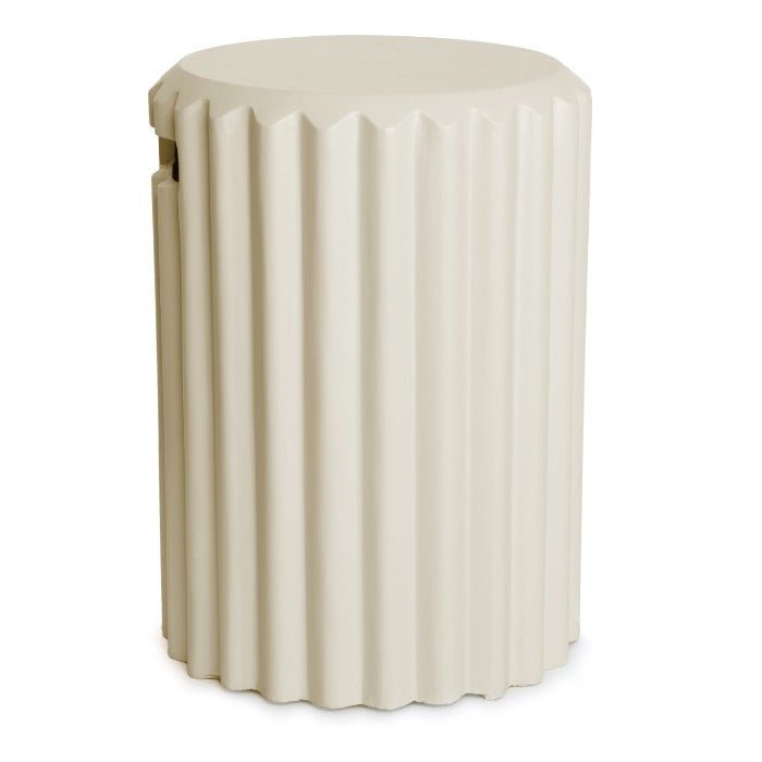 Happy Cocooning Rib Gas Bottle Enclosure in Oyster Beige