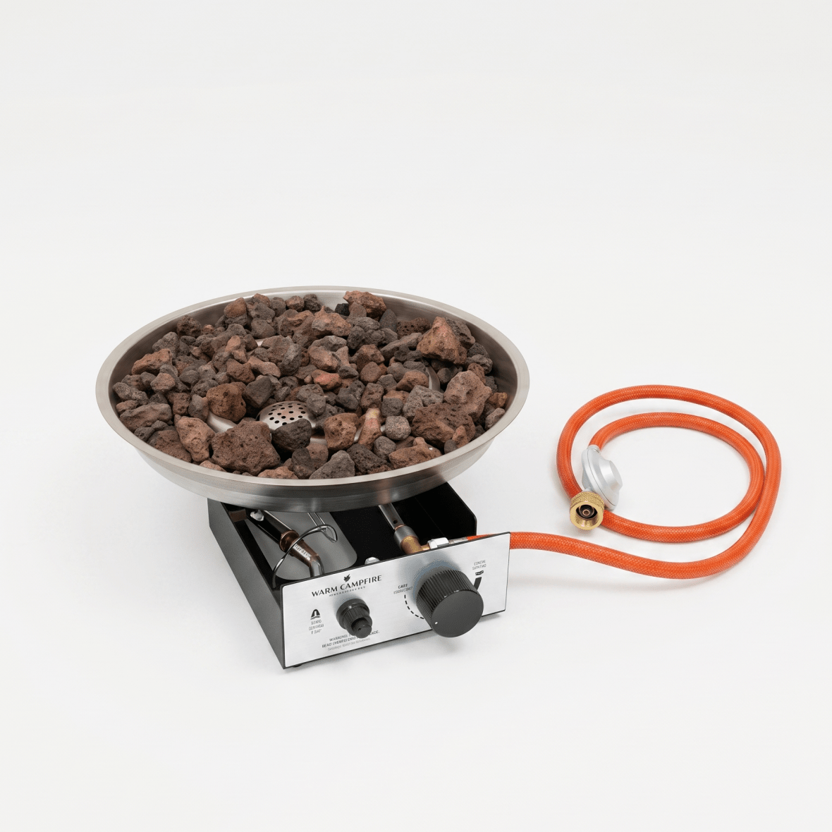 Happy Cocooning Round Burner in Stainless Steel