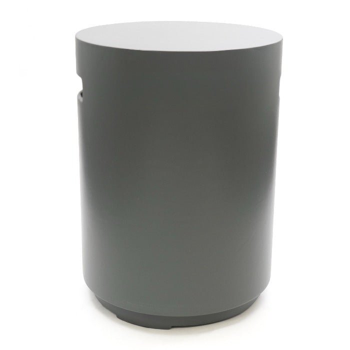 Happy Cocooning Round Gas Bottle Enclosure in Smokey Anthracite