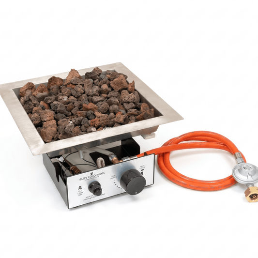 Happy Cocooning Square Burner in Stainless Steel