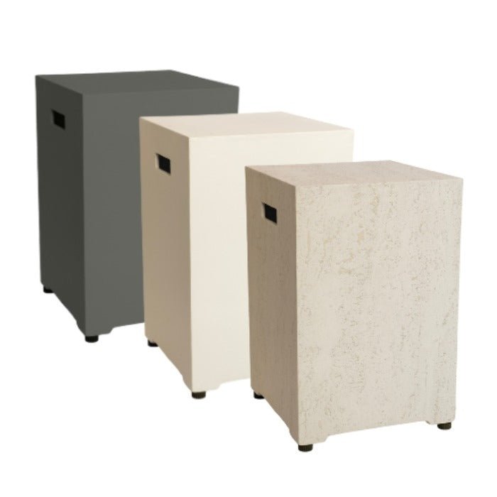Happy Cocooning Square Gas Bottle Enclosure in Oyster Beige
