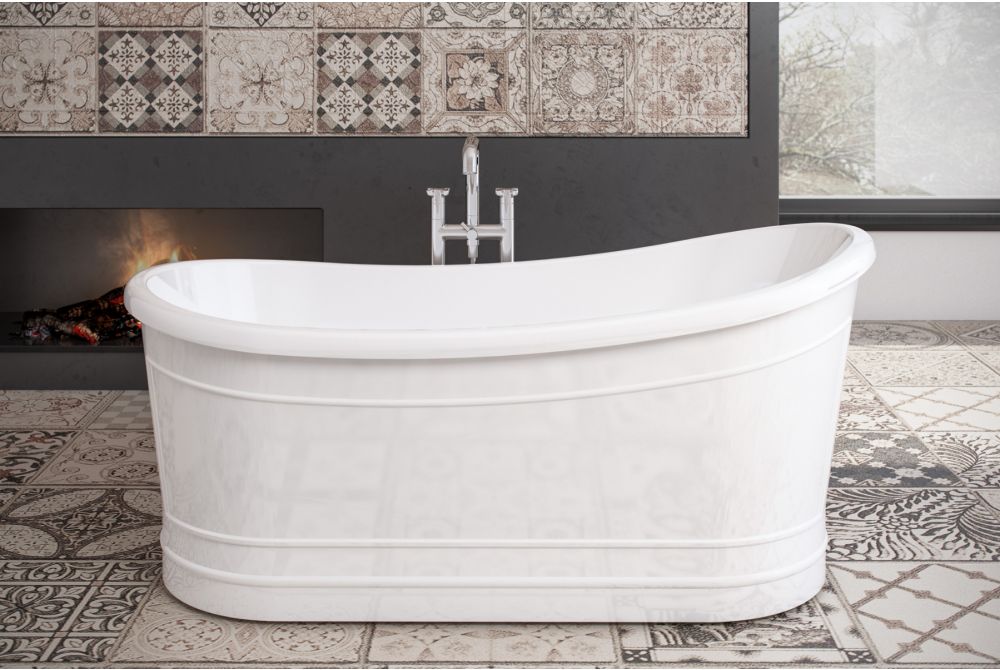 Royce Morgan Harewood Freestanding Bath Tub Traditional Roll Top Design