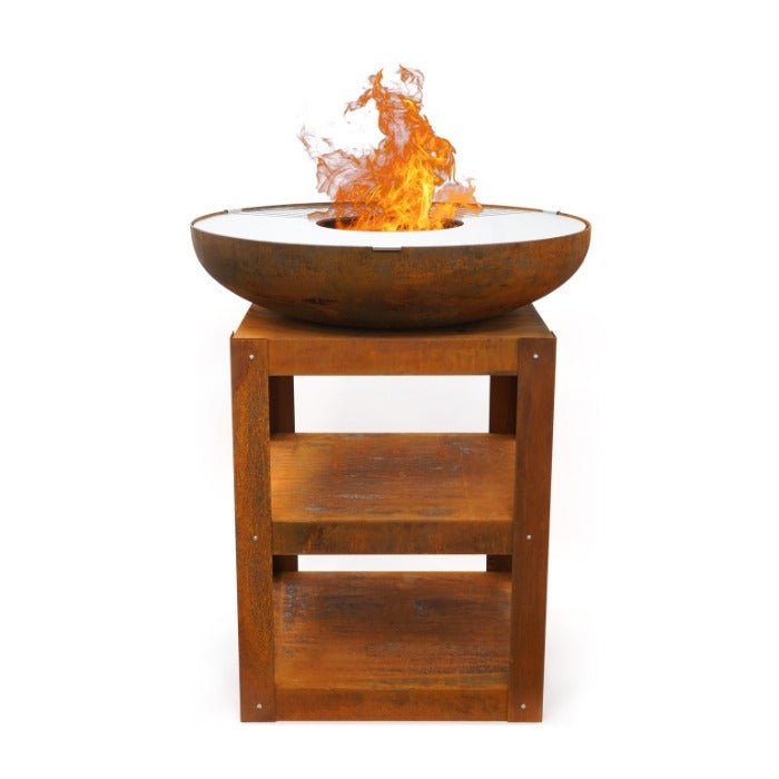HEAT Bakka Barbecue With Grill and Storage in Corten