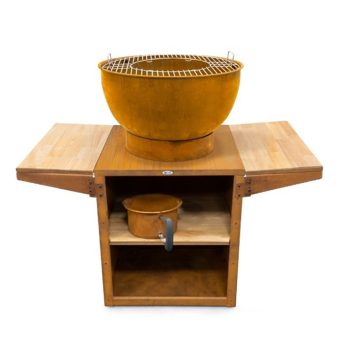 HEAT Kjok Outdoor Kitchen in Corten