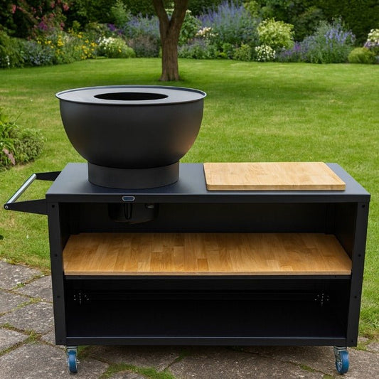 HEAT Trolle Outdoor Kitchen in Black