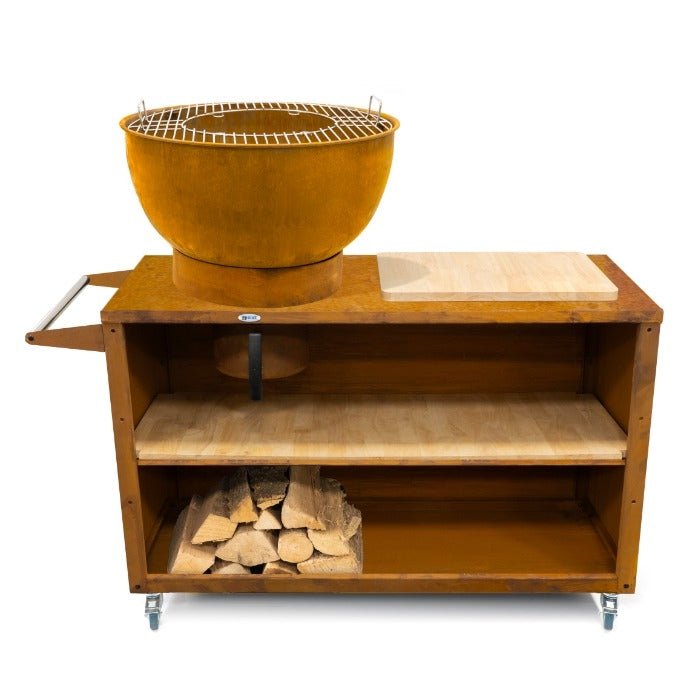HEAT Trolle Outdoor Kitchen in Corten