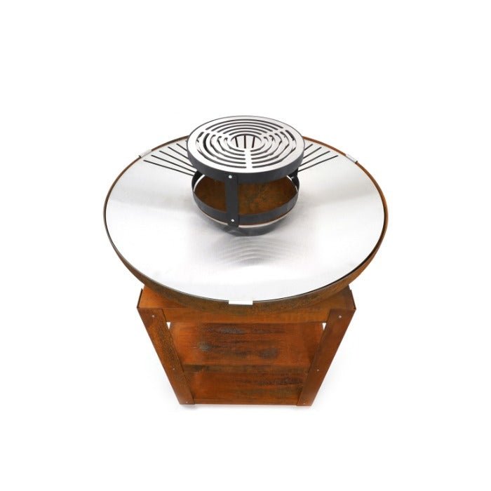 HEAT Turret Grill Add - On For Bakka Barbecue in Black