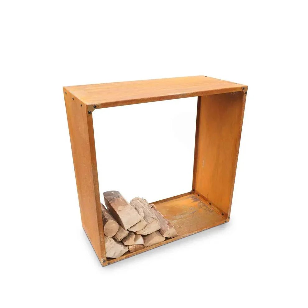 HEAT Wood Storage Dokka in Corten