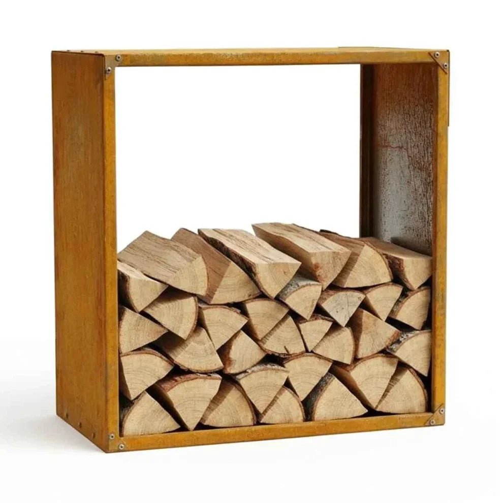 HEAT Wood Storage Dokka in Corten