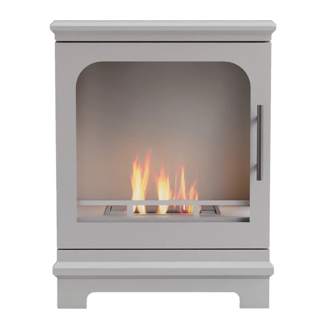 Scandiflames Honolulu Bioethanol Freestanding Fireplace - indoor fireplace - Ice Cold Spice | Grey Beige