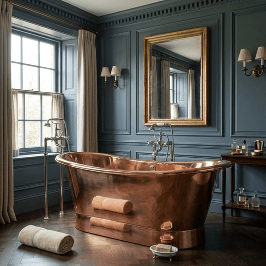 Hurlingham Bijou Copper Freestanding Bath in Copper