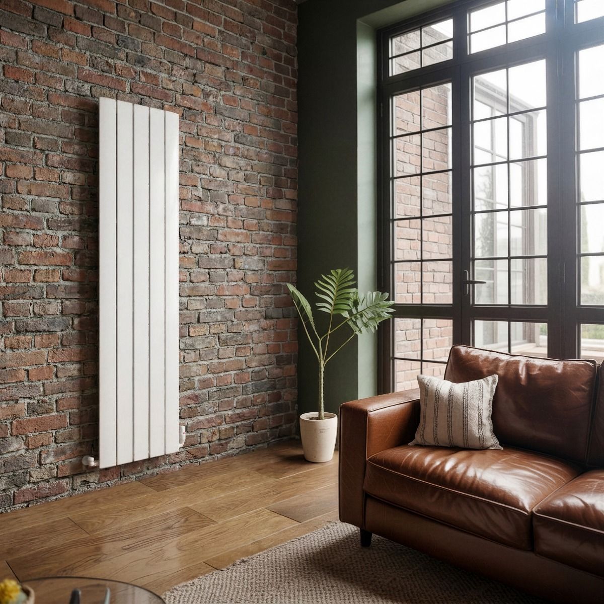 Ice Cold Spice Austin Vertical Aluminium Designer Radiator in Anthracite