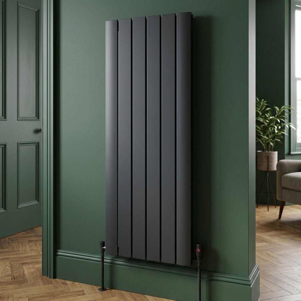 Ice Cold Spice Austin Vertical Aluminium Designer Radiator in Anthracite