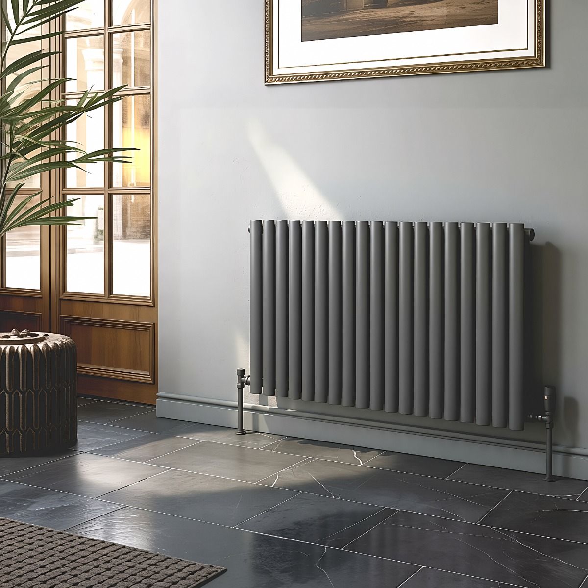 Ice Cold Spice Brooklyn Horizontal Designer Radiator in White