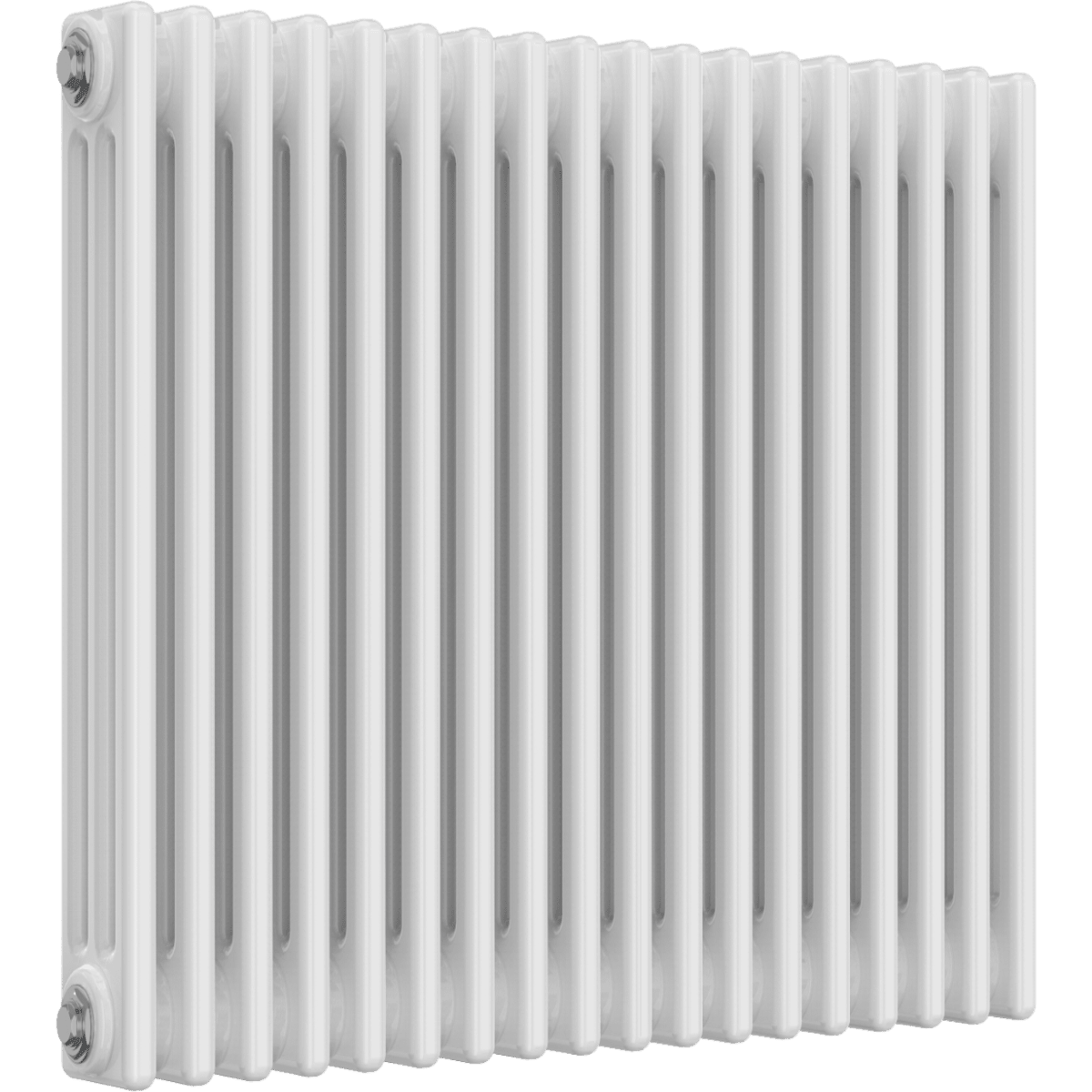Ice Cold Spice Hudson 3 Column Horizontal Radiator in White