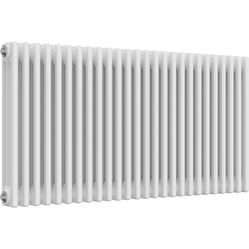 Ice Cold Spice Hudson 3 Column Horizontal Radiator in White