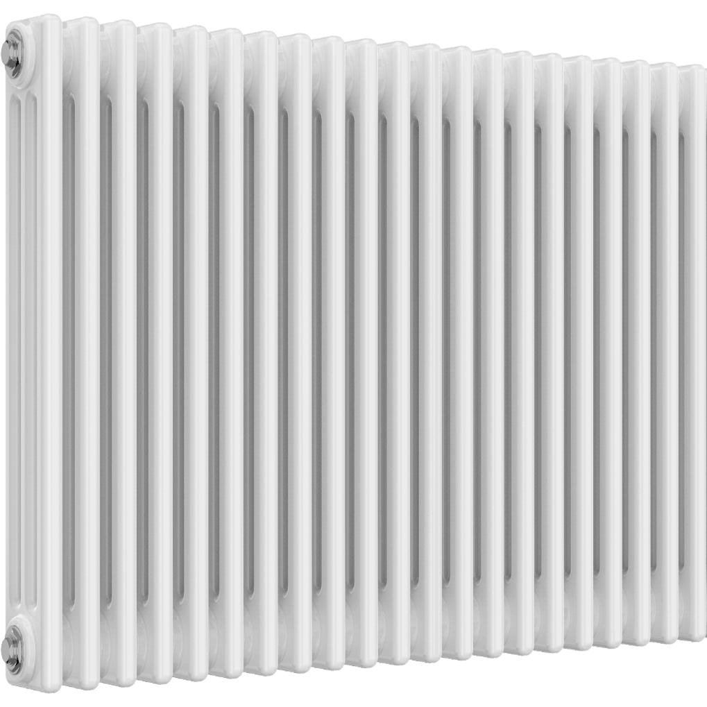 Ice Cold Spice Hudson 3 Column Horizontal Radiator in White