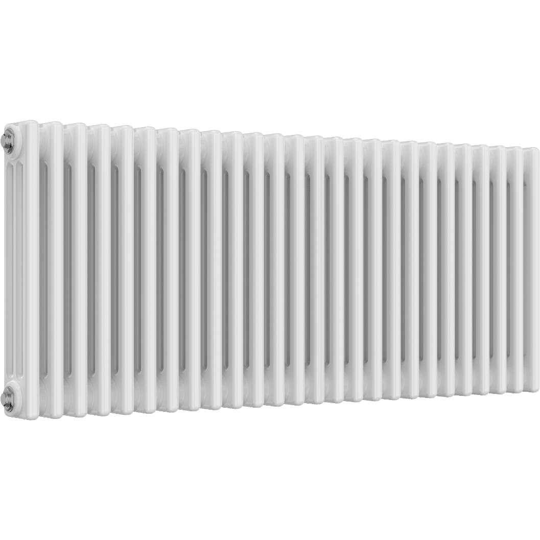 Ice Cold Spice Hudson 3 Column Horizontal Radiator in White